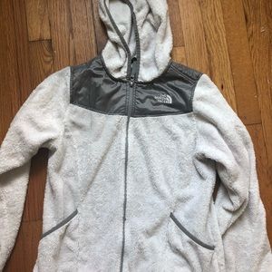 White NorthFace Fleece